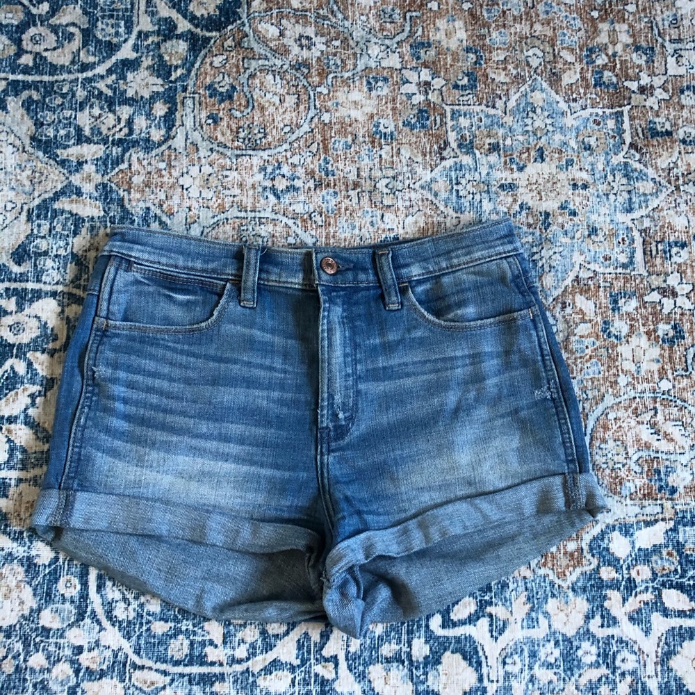 High Rise Jean Shorts
